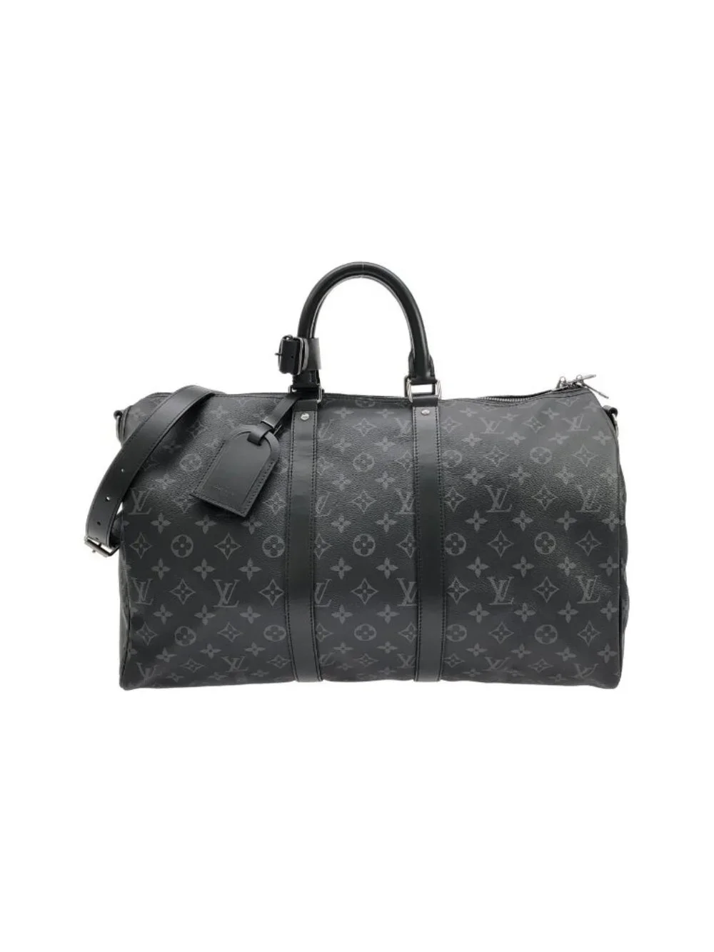 Louis Vuitton Monogram Eclipse Keepall Bandouliere 45 Boston